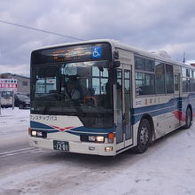 路線バスの一例（留萌→豊富線）