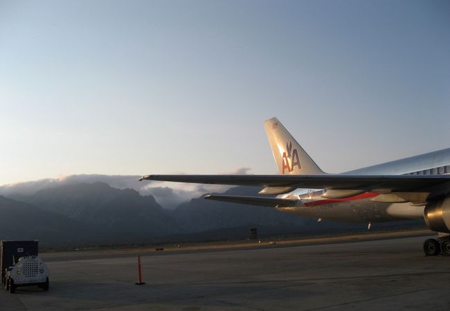 とても小さなリゾートの空港