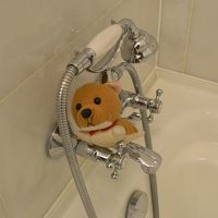 熱いお湯が出るよ。