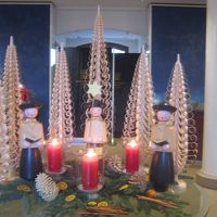 フロント前のクリスマス飾り。