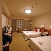 ツインのシングルユース　部屋は広いので快適