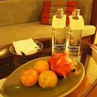 毎日置かれているフルーツと水