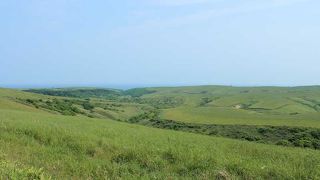 宗谷岬に広がる丘陵地帯