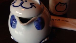 かわいい猫のお皿