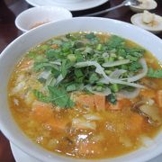 タピオカ麺のカニいりスープが美味しいです！
