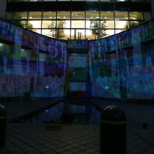 ドックヤードガーデンでのプロジェクションマッピング