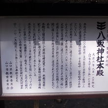 八坂神社に関する説明