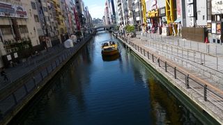 道頓堀川沿いを散策しました