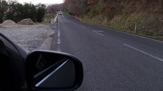山頂への有料道路