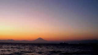 冬の夕暮れ時が最高の眺め