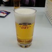 出来たての生ビール