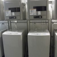 無料のコインランドリー。４台ありました。