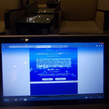 ネット接続初期画面の様子