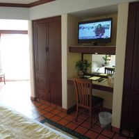 テレビやテーブル、ソファ、ラナイなど一通りあります