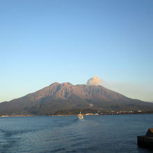 桜島。