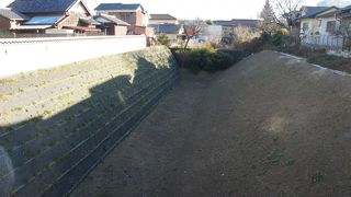 旧城内に残る唯一の堀跡を整備・復元