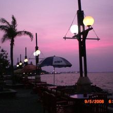 ジャカルタの夕陽