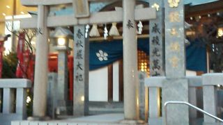 ホテルの横にある天満宮