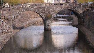 風があると「メガネ」にならない眼鏡橋