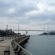 海響館からの風景。