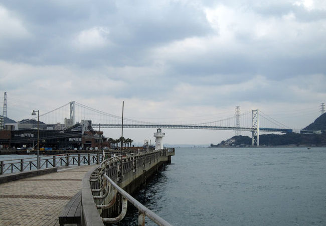 海響館からの風景。