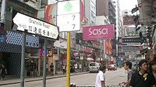 ファッション関係の店ずらり