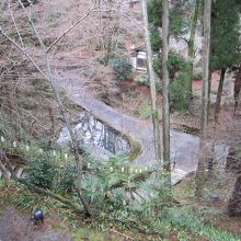 本堂から見下ろした感じ