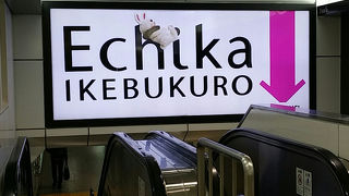 メトロの通路内に広がるショッピングストリート