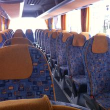 乗り込んだ時は、ガラガラでした。