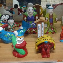 岩手県遠野市・附馬牛土人形。