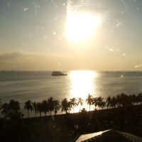 マニラ湾の夕日