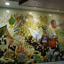 地下鉄銀座線浅草駅のアートが素敵