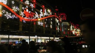 プランタン　クリスマスデコレーションが可愛い