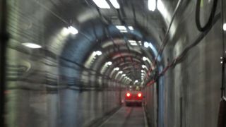 かなり長いトンネルでした。