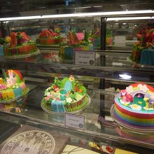 ５階のケーキ売り場