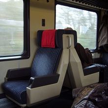 1stクラス席です