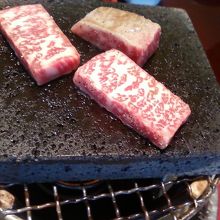 おいしい広島牛です。