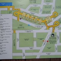 ホテルでもらった周辺地図