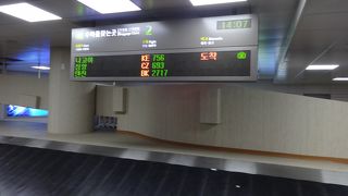 こじんまりとした国際空港です。