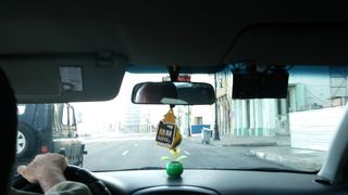 空港からのタクシー