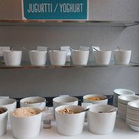 ヨーグルトのトッピングも豊富でした。