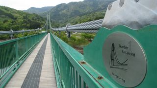 塩原渓谷に架かる橋