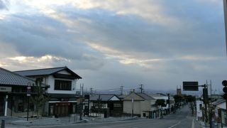 朝は空いていました。