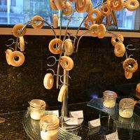 朝食のベーグルツリー