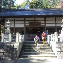 山の上にある御嶽神社