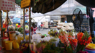 花の市場です