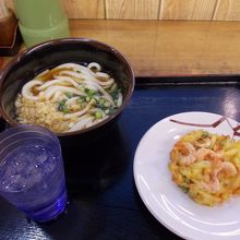 かまぶっかけとかきあげ