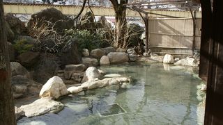 露天風呂で鉄補給