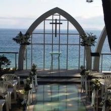 ウェディングのできるバルコニーは絵になります！