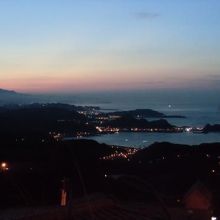 晴れていると海が見下ろせて幻想的。